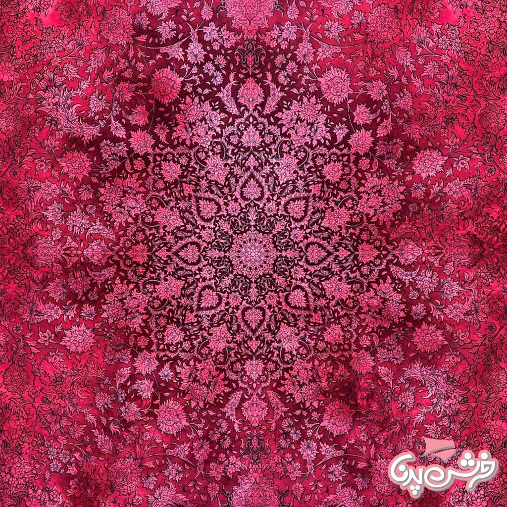 فرش سرخابی کد 400410-1