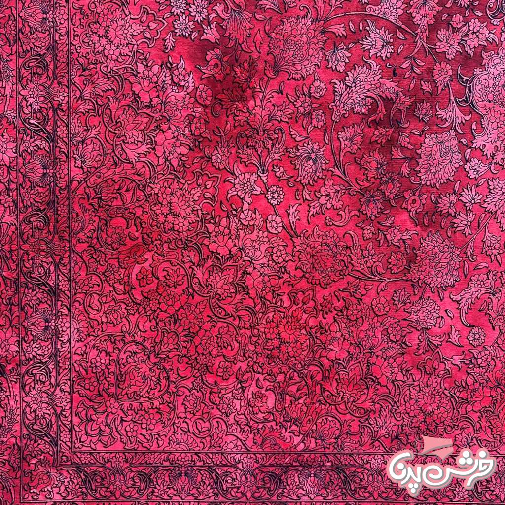 فرش سرخابی کد 400410-4