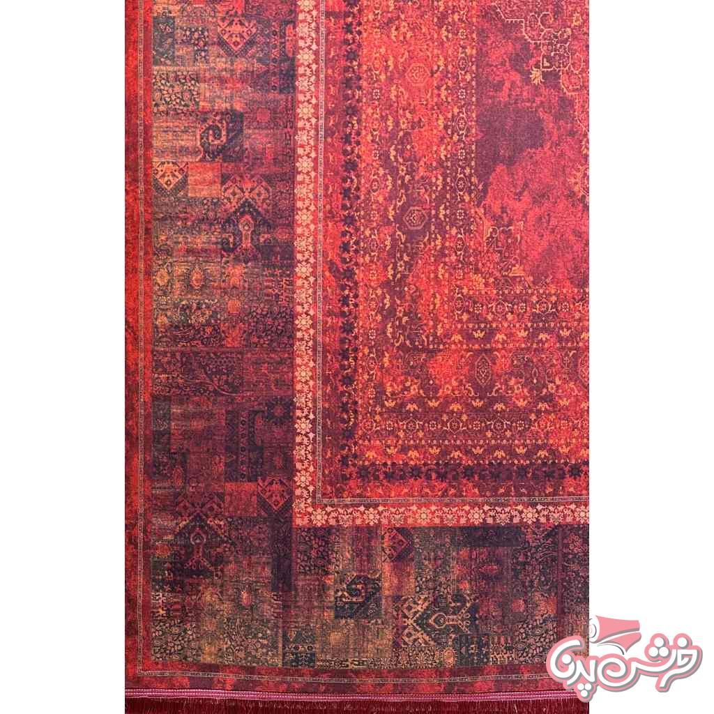 فرش چهل تیکه لاکی کد 5002-2
