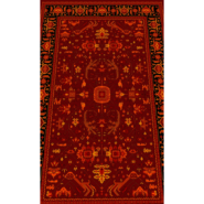 فرش طرح دستبافت بلوچی کد 2824 روناسی